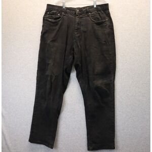 Urban Star Jeans Mens 36x32 Relaxed‎ Fit Straight 5-Pocket Stretch Denim Black